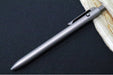 Tactile Turn Side Click Standard Pen - Stonewashed Titanium Handle / Titanium Clip - Northwest Knives