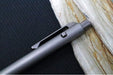 Tactile Turn Side Click Standard Pen - Stonewashed Titanium Handle / Titanium Clip - Northwest Knives