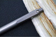 Tactile Turn Side Click Standard Pen - Stonewashed Titanium Handle / Titanium Clip - Northwest Knives
