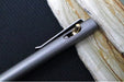 Tactile Turn  Switch Standard Pen - Stonewashed Titanium Handle / Titanium Clip - Northwest Knives