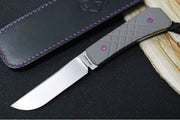 Jack Wolf Knives Pioneer FIXedc Knife - Titanium Cross Hatch 2 Handle / Drop Point Blade / CPM-S90V Steel / Satin Finish - Northwest Knives