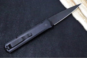 Pro Tech Godfather Operator Auto - Black Aluminum Handle / Black Blade / Tritium Push Button 921-OPERATOR - Northwest Knives