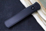 Pro Tech Godfather Operator Auto - Black Aluminum Handle / Black Blade / Tritium Push Button 921-OPERATOR - Northwest Knives