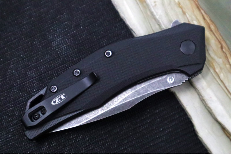 Zero Tolerance 0357BW - Dark 20CV Blade / Black G-10 Handle