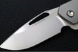 Koenig Mini Arius - Standard with Patterned Handle - Burnished Blade with Polished Flats - Silver Spacer & Satin Hardware (Gen 1) - Northwest Knives