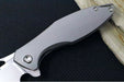 Koenig Mini Arius - Standard with Patterned Handle - Burnished Blade with Polished Flats - Silver Spacer & Satin Hardware (Gen 1) - Northwest Knives