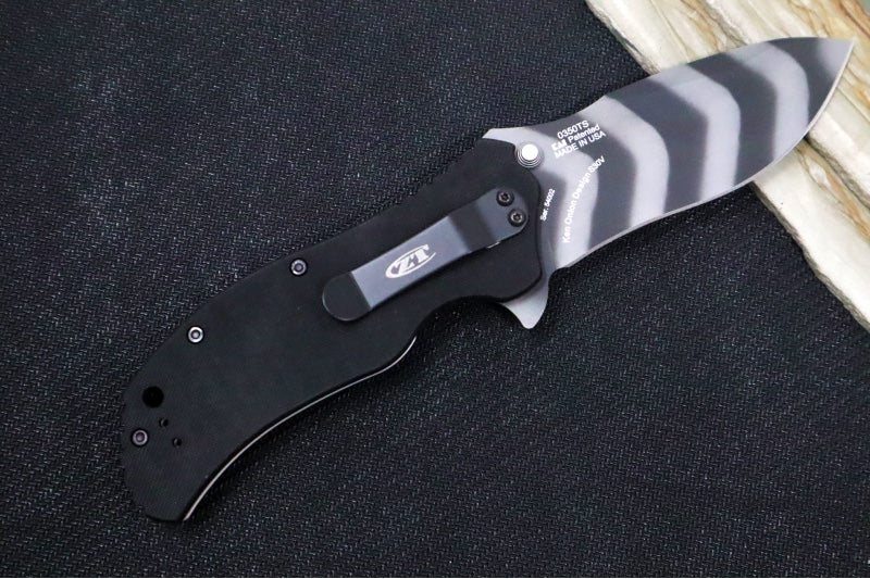 Zero Tolerance 0350TS Assisted Flipper - Tiger Stripe Blade