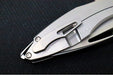 Koenig Mini Arius - Standard with Patterned Handle - Burnished Blade with Polished Flats - Silver Spacer & Satin Hardware (Gen 1) - Northwest Knives