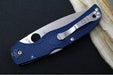Garage Sale Spyderco Native Chief Lightweight - Drop Point Blade / CPM-S110V Steel / Satin Finish / Blue FRN Handle Scales C244PDBL - Northwest Knives