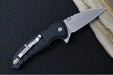 Garage Sale Hogue Knives X1 Microflip - Black Aluminum Handle / CPM-154 Blade / Wharncliffe Blade 24160 - Northwest Knives