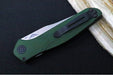 Garage Sale Benchmade 9400 Osborne Auto - Satin Blade / Green Aluminum Handle - Northwest Knives