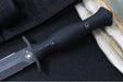 Garage Sale Spartan Blades Harsey Fixed Blade - Black Dagger Blade / Black Nylon Sheath SB49BKBKNLBK - Northwest Knives