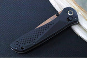 Garage Sale Benchmade 710FE-2401 SEVEN | TEN Limited Edition  - Recurve Drop Point Blade / CPM-Magnacut Steel / Black Anodized Aluminum Handle / FDE PVD Accents - Northwest Knives
