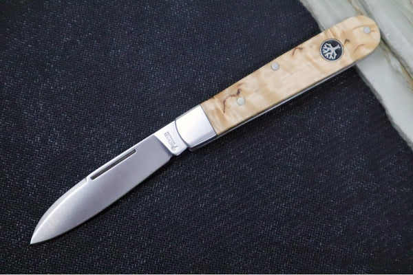 Boker Pocket deals Knife Barlow Prime Maser Birch