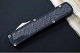 Guardian Tactical Scout OTF - Black Anodized Aluminum & Black Carbon Fiber Handle / Stonewashed Clip Point Blade 142511 - Northwest Knives