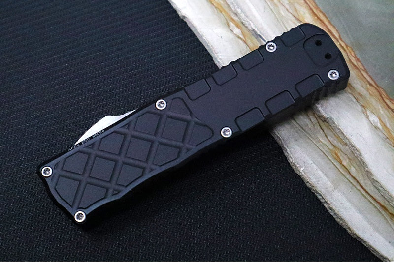 Guardian Tactical APEX EDC OTF - Black Anodized Aluminum / CPM-MagnaMax Steel / Stonewashed Finish / Single Edge Blade 16-3511 - Northwest Knives