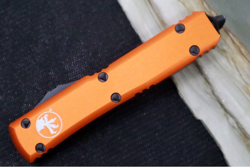 Microtech Ultratech OTF - Single Edge / Black Blade / Orange Body 121-1OR