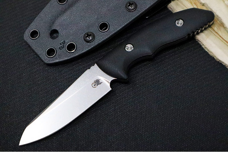 Rick Hinderer Knives Flashpoint Fixed Blade -  Stonewash Finish / CPM-Magnacut Steel / Black G-10 Handle / Black Kydex Sheath - Northwest Knives