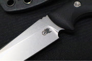 Rick Hinderer Knives Flashpoint Fixed Blade -  Stonewash Finish / CPM-Magnacut Steel / Black G-10 Handle / Black Kydex Sheath - Northwest Knives