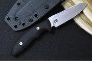 Rick Hinderer Knives Flashpoint Fixed Blade -  Stonewash Finish / CPM-Magnacut Steel / Black G-10 Handle / Black Kydex Sheath - Northwest Knives