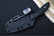 Rick Hinderer Knives Flashpoint Fixed Blade -  Stonewash Finish / CPM-Magnacut Steel / Black G-10 Handle / Black Kydex Sheath - Northwest Knives