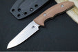 Rick Hinderer Knives Flashpoint Fixed Blade - Stonewashed Finish / CPM-Magnacut Steel / FDE G-10 Handle / Black Kydex Sheath - Northwest Knives