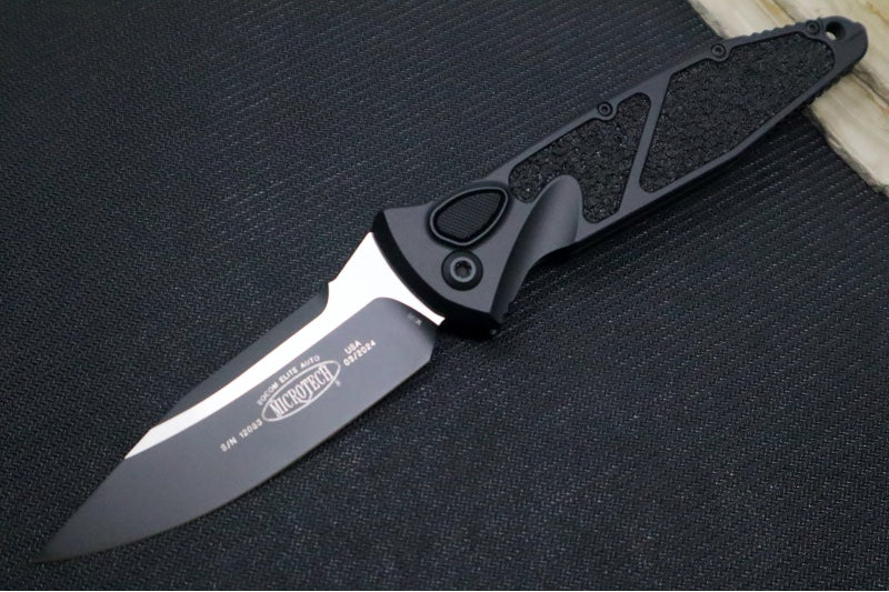 Microtech SOCOM Elite Auto - Black Blade / Black Chassis 160A-1T