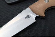 Rick Hinderer Knives Flashpoint Fixed Blade - Stonewashed Finish / CPM-Magnacut Steel / FDE G-10 Handle / Black Kydex Sheath - Northwest Knives