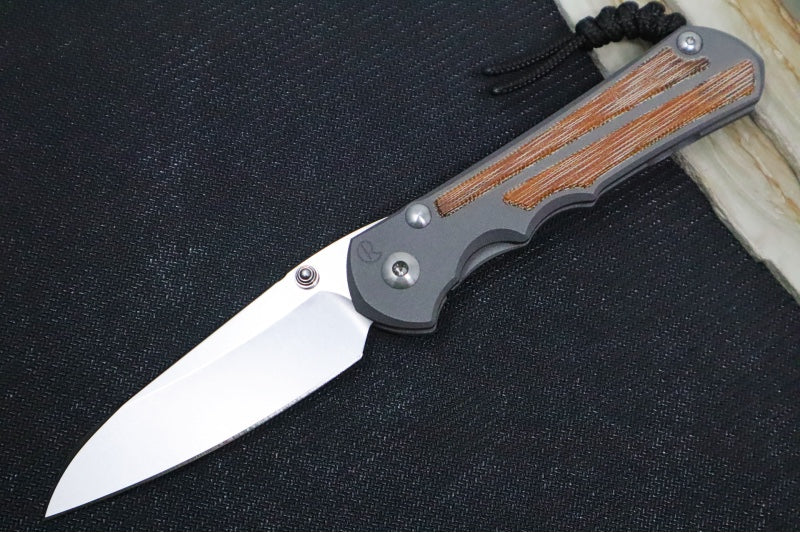 Chris Reeve Knives Large Inkosi - Insingo Blade / Natural Micarta Inlay / CPM-Magnacut Steel LIN-1030