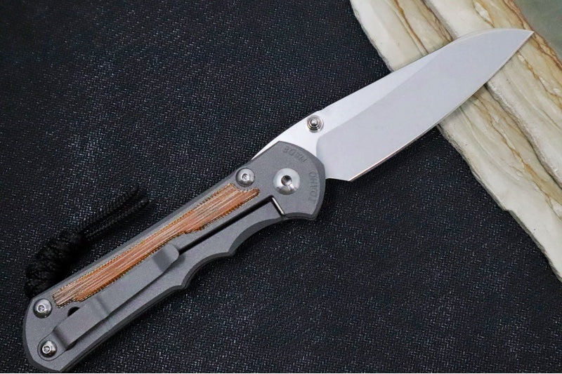 Chris Reeve Knives Large Inkosi - Insingo Blade / Natural Micarta Inlay / CPM-Magnacut Steel