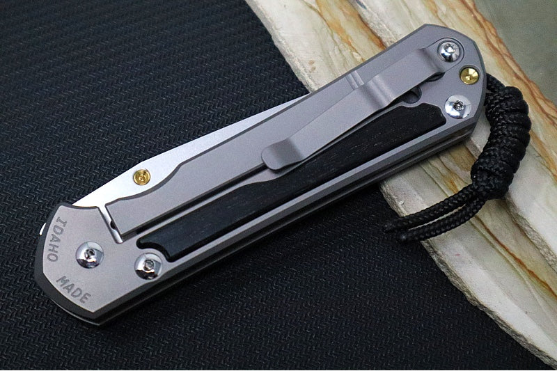 Chris Reeve Large Sebenza 31 - Tanto Blade / Bog Oak Inlay / CPM-Magnacut Steel (A1) L31-1130 - Northwest Knives