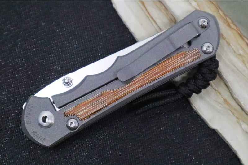 Chris Reeve Knives Large Inkosi - Insingo Blade / Natural Micarta Inlay / CPM-Magnacut Steel LIN-1030