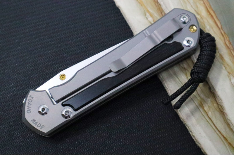 Chris Reeve Large Sebenza 31 - Tanto Blade / Bog Oak Inlay / CPM-Magnacut Steel (A2) L31-1130 - Northwest Knives
