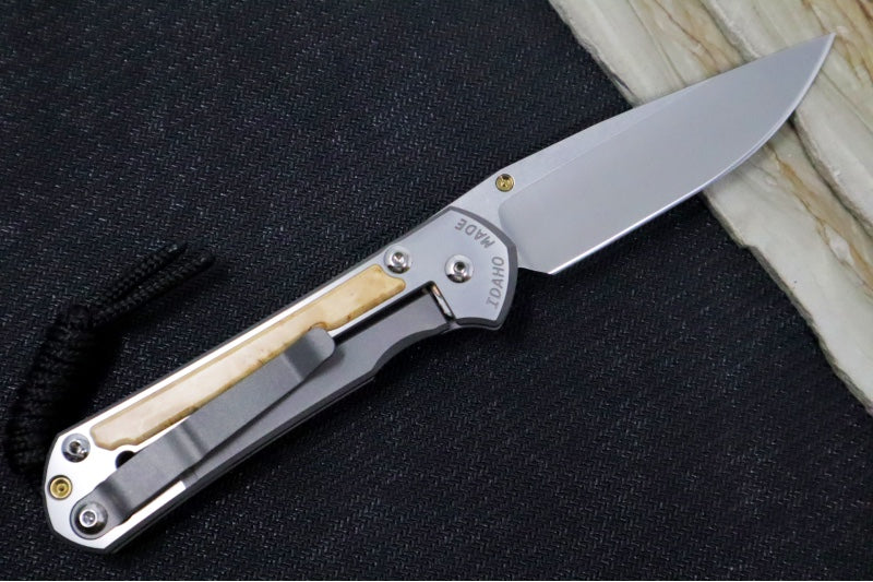 Chris Reeve Knives Small Sebenza 31 - CPM-Magnacut Steel / Polished Drop Point / Box Elder Inlay (A1)