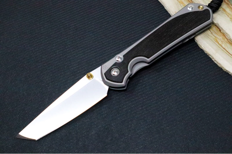 Chris Reeve Large Sebenza 31 - Tanto Blade / Bog Oak Inlay / CPM-Magnacut Steel (A3) L31-1130 - Northwest Knives