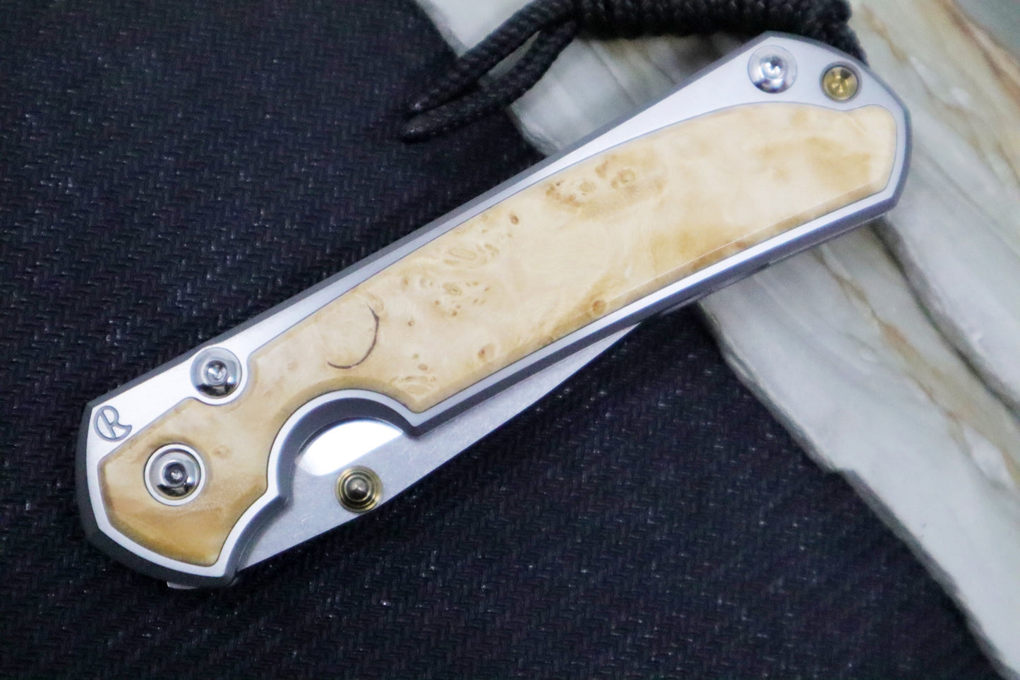 Chris Reeve Knives Small Sebenza 31 - CPM-Magnacut Steel / Polished Drop Point / Box Elder Inlay (A1)