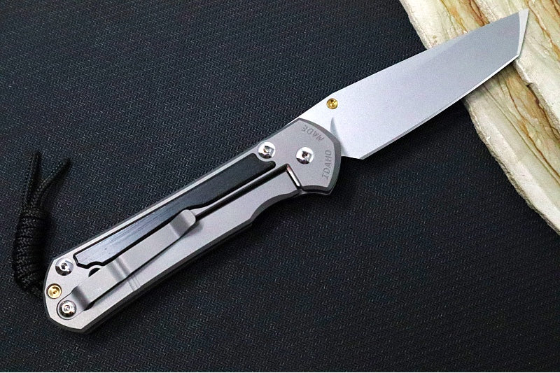 Chris Reeve Large Sebenza 31 - Tanto Blade / Bog Oak Inlay / CPM-Magnacut Steel (A3) L31-1130 - Northwest Knives