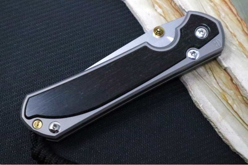 Chris Reeve Large Sebenza 31 - Tanto Blade / Bog Oak Inlay / CPM-Magnacut Steel (A3) L31-1130 - Northwest Knives