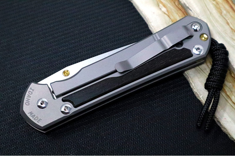 Chris Reeve Large Sebenza 31 - Tanto Blade / Bog Oak Inlay / CPM-Magnacut Steel (A3) L31-1130 - Northwest Knives