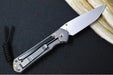 Chris Reeve Knives Small Sebenza 31 - Drop Point Blade in CPM-Magnacut / Bog Oak Inlay (A2) S31-1100 - Northwest Knives