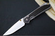 Chris Reeve Knives Small Sebenza 31 - Drop Point Blade in CPM-Magnacut / Bog Oak Inlay (A3) S31-1100 - Northwest Knives