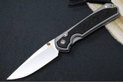 Chris Reeve Knives Small Sebenza 31 - Drop Point Blade in CPM-Magnacut / Bog Oak Inlay (A4) S31-1100 - Northwest Knives