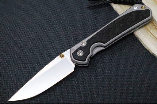 Chris Reeve Knives Small Sebenza 31 - Drop Point Blade in CPM-Magnacut / Bog Oak Inlay (A4) S31-1100 - Northwest Knives