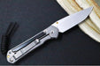 Chris Reeve Knives Small Sebenza 31 - Drop Point Blade in CPM-Magnacut / Bog Oak Inlay (A4) S31-1100 - Northwest Knives