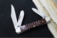 Garage Sale Case Medium Stockman - Brown Synthetic Standard Jigged Handle Scales / Satin Stainless Blade 00217 - Northwest Knives