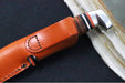 Garage Sale Case Utility Hunter - Leather Handle / Satin Stainless Blade / Brown Leather Sheath 00381 - Northwest Knives