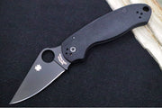 Spyderco Paramilitary 3 - Black G10 / Black CPM-S45VN Blade - C223GPBK - Northwest Knives