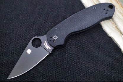 Spyderco Paramilitary 3 - Black G10 / Black CPM-S45VN Blade - C223GPBK