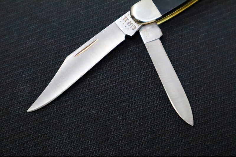 Garage Sale Case Medium Jack - Black Smooth Synthetic Handle / Satin Stainless Blades 00220 - Northwest Knives