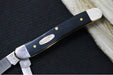 Garage Sale Case Medium Jack - Black Smooth Synthetic Handle / Satin Stainless Blades 00220 - Northwest Knives